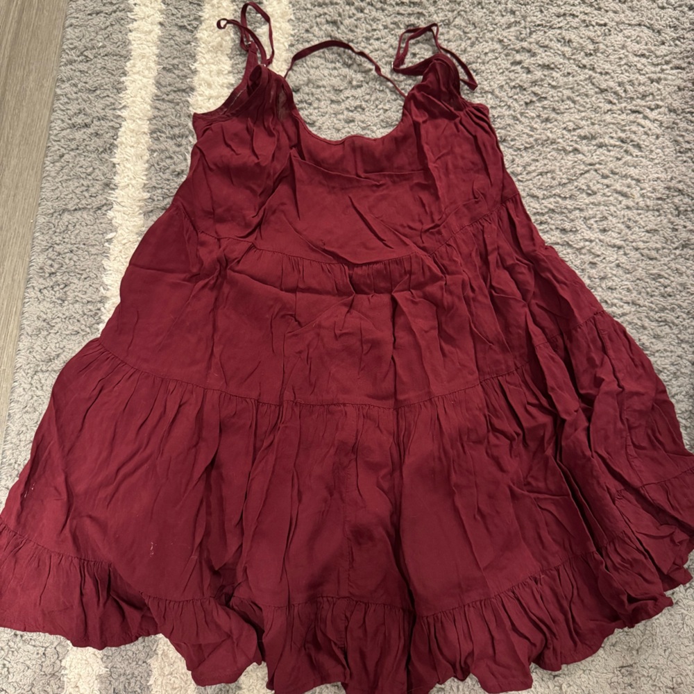 Brandy Melville Burgundy Dress